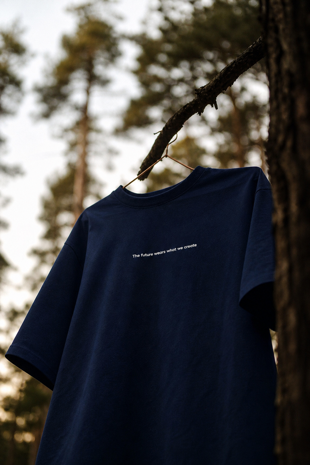 Camiseta piqué The Future Azul