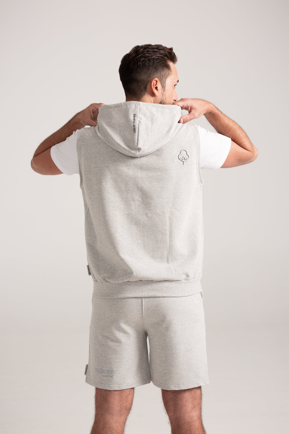 Chaleco punto Gris