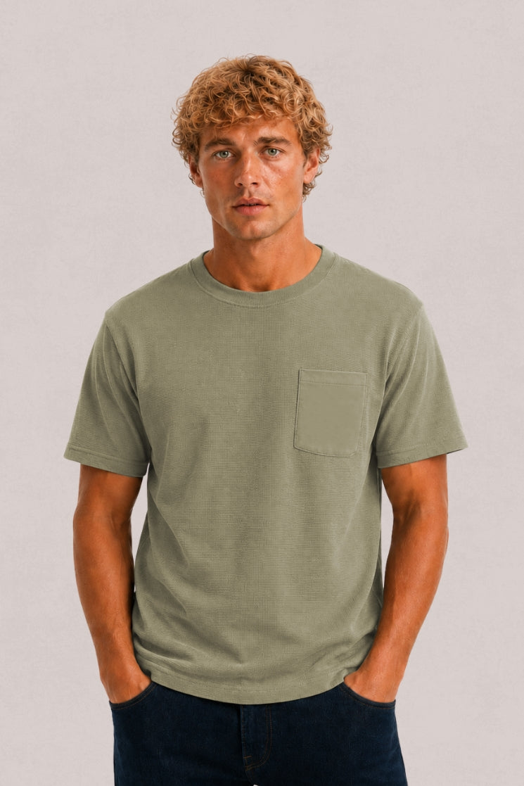 Camiseta algodón Nomad verde