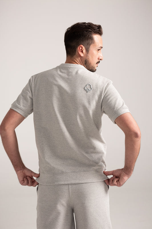 Camiseta piqué Gris