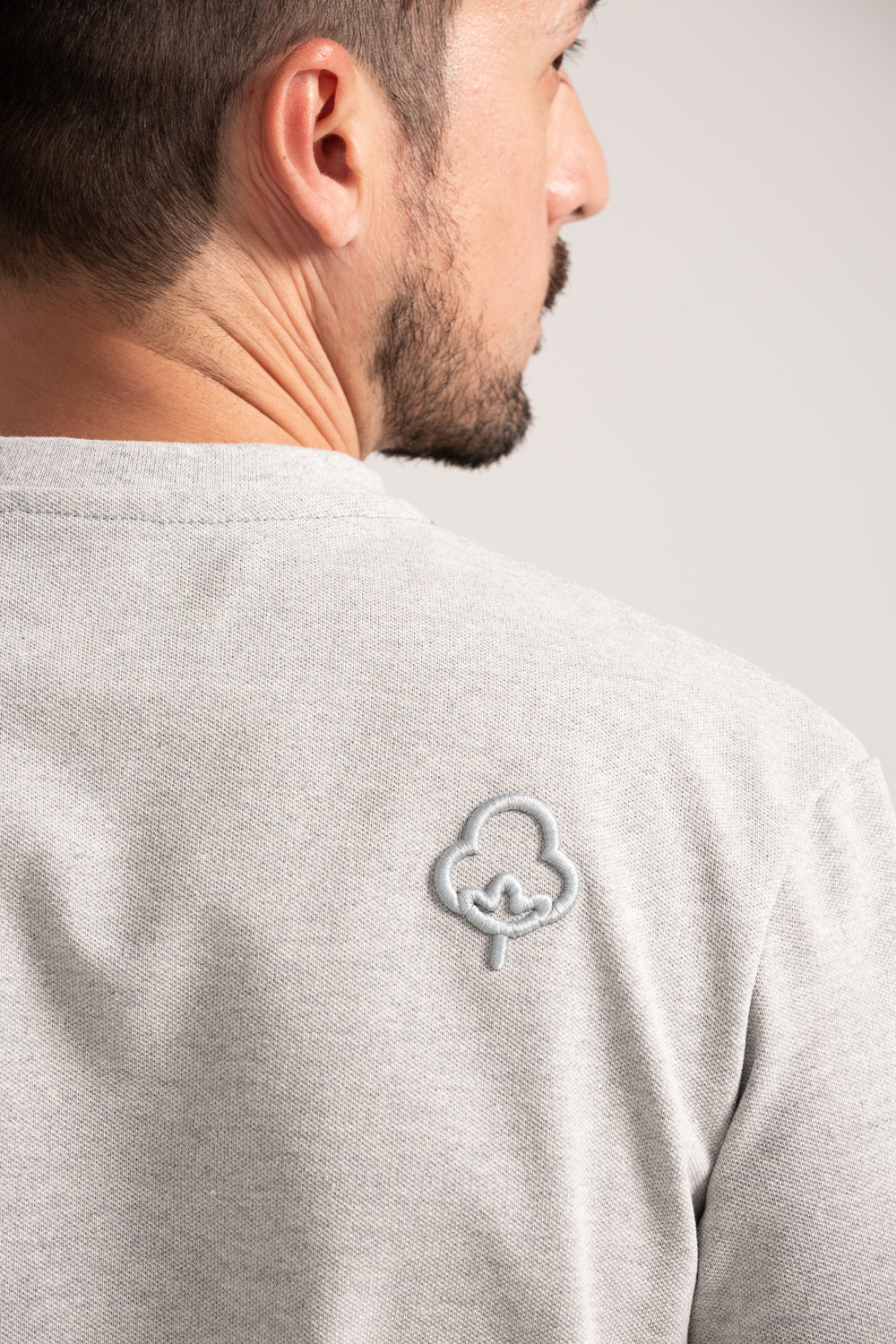 Camiseta piqué Gris