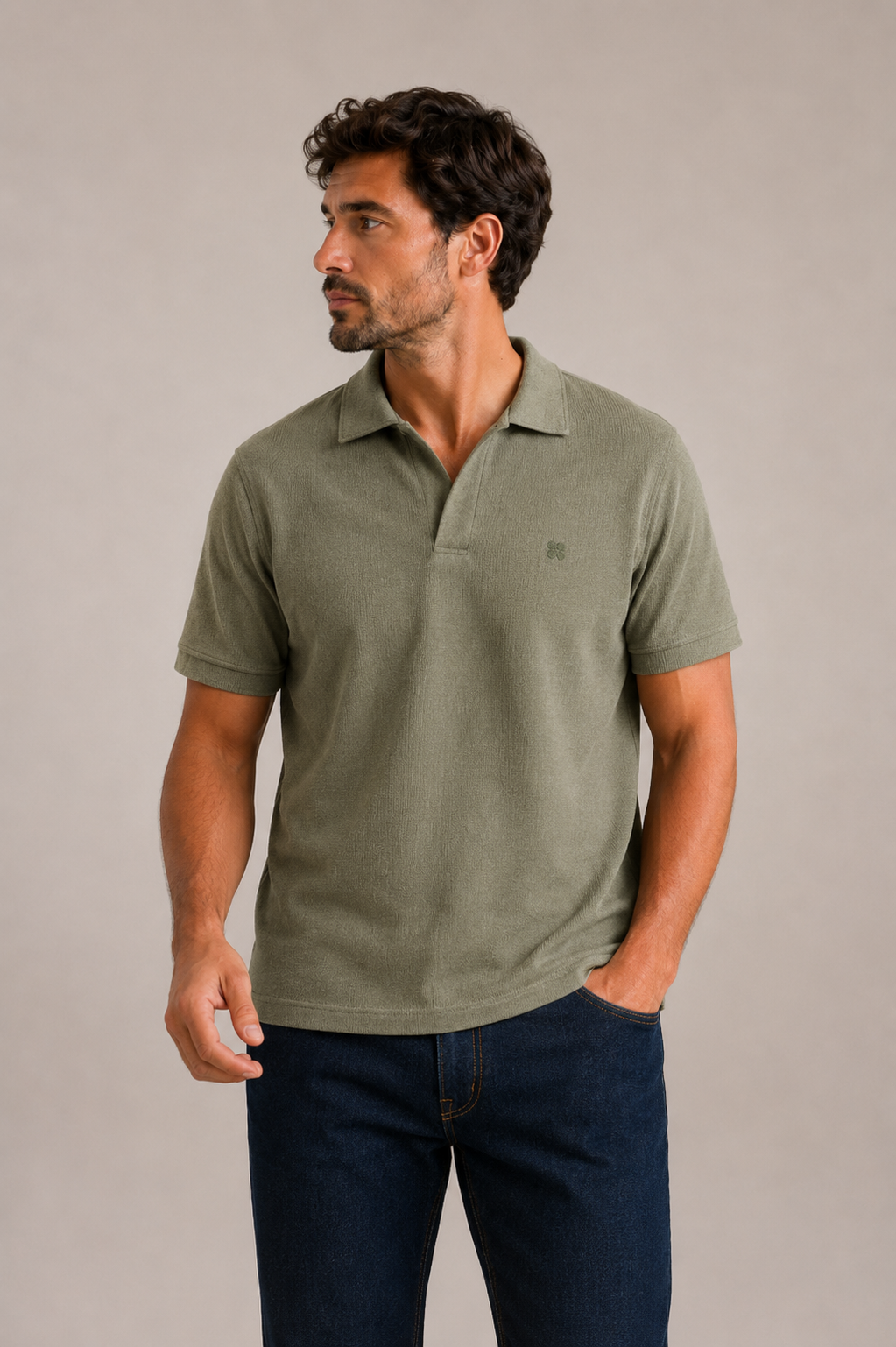 Polo almonte Wild verde oliva