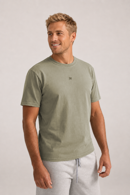 Camiseta algodón Unisex Explore verde