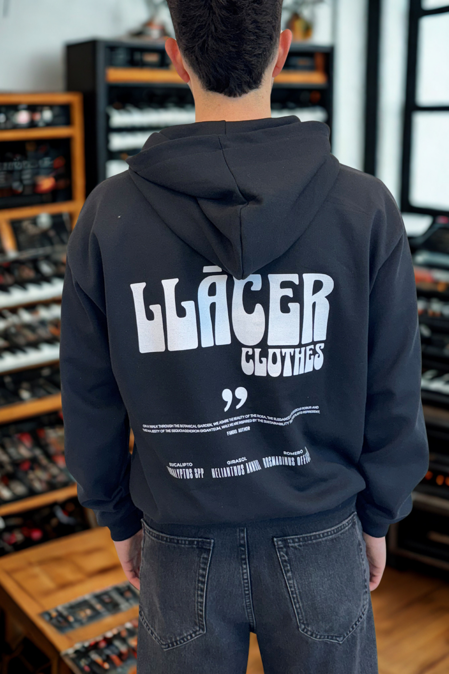 Sudadera exclusiva cremallera Retro